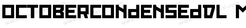 OctoberCondensedDL M字体转换